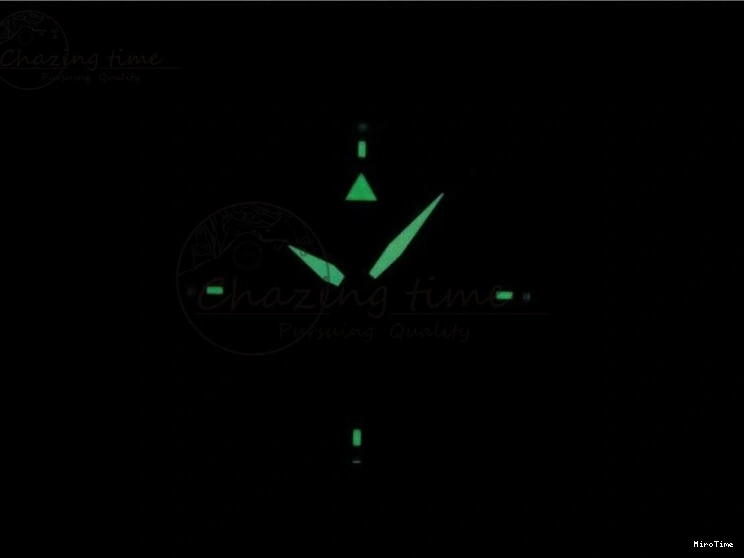 MIROTIME 0207 Fashionable Pilot IW326801 SS MK 1:1 Best Edition Black Dial on Green Nylon Strap MIYOTA 7122